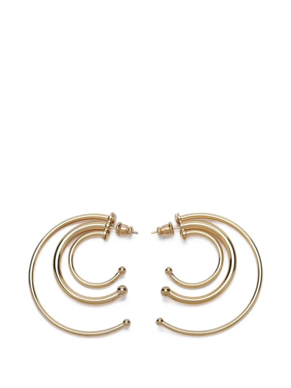 large Solar hoops earrings - 1