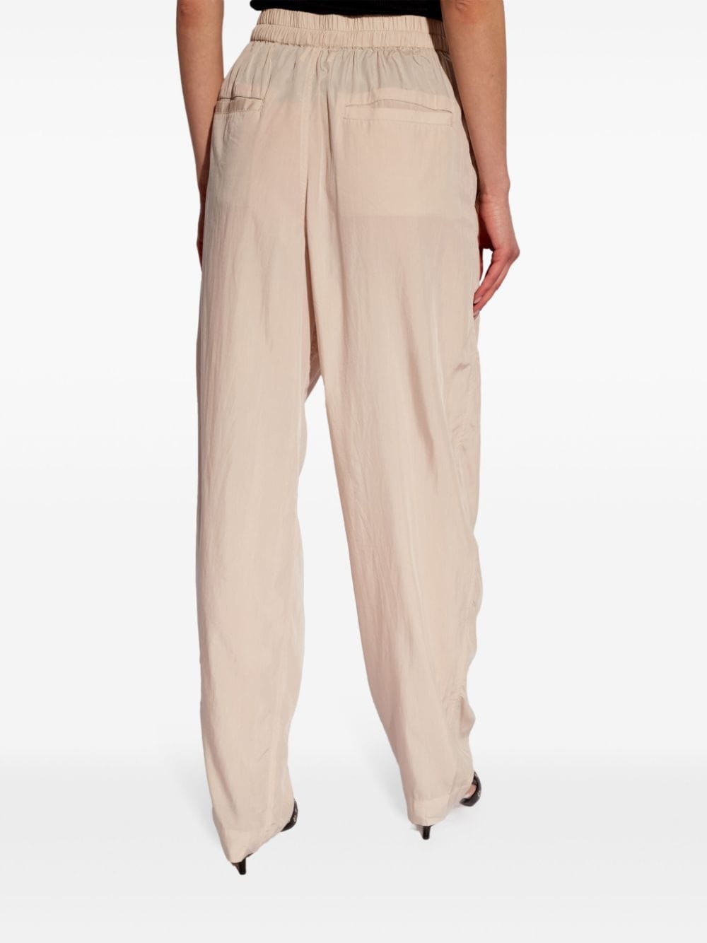 drawstring-waist track pants - 4