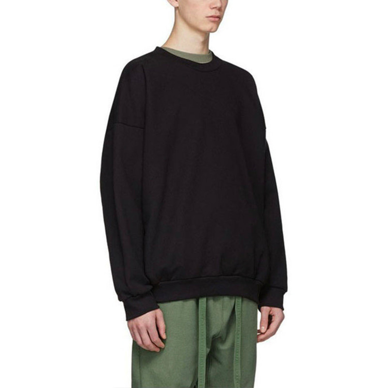 Fear of God Fear of God Back Logo Crewneck Sweatshirt 'Black' FOG-FW19-64 outlook