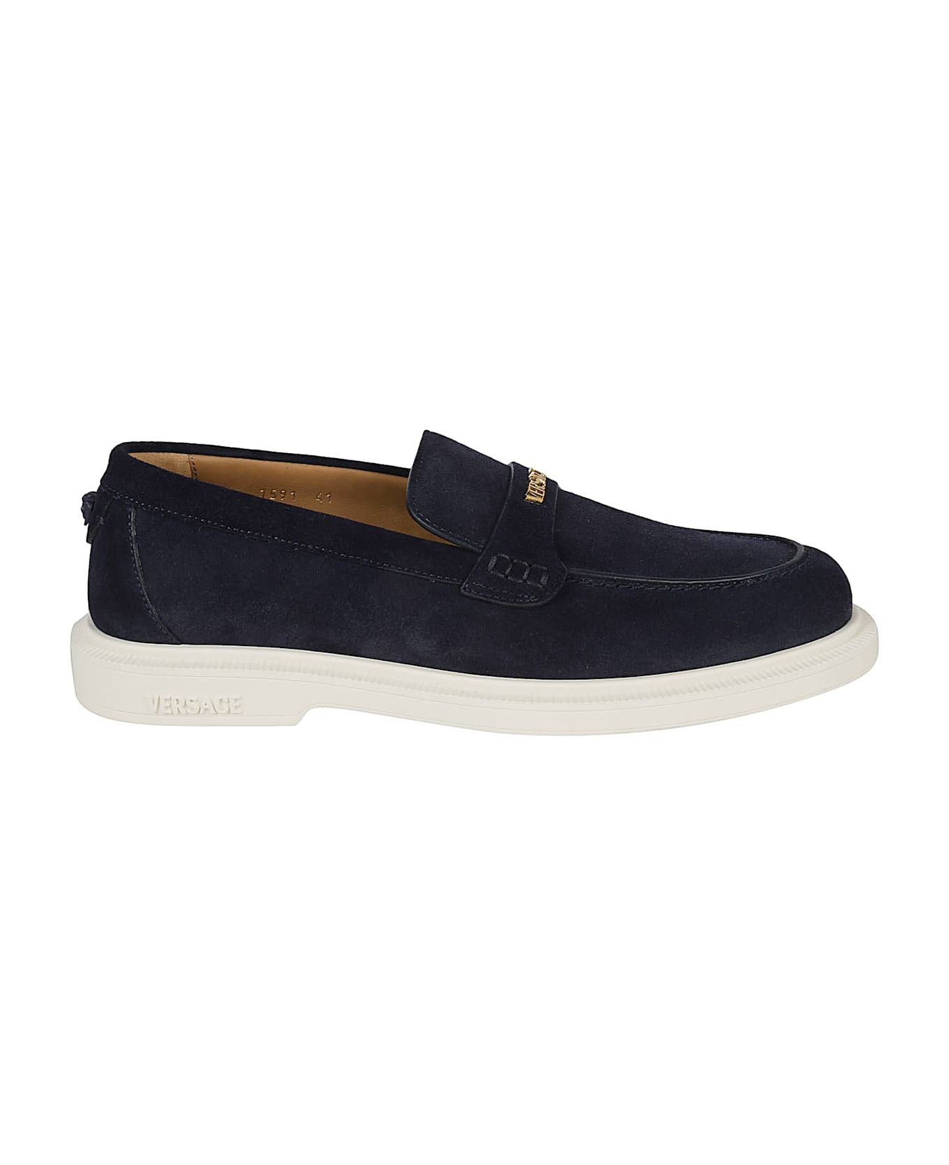 Logo Detail Loafers - 1
