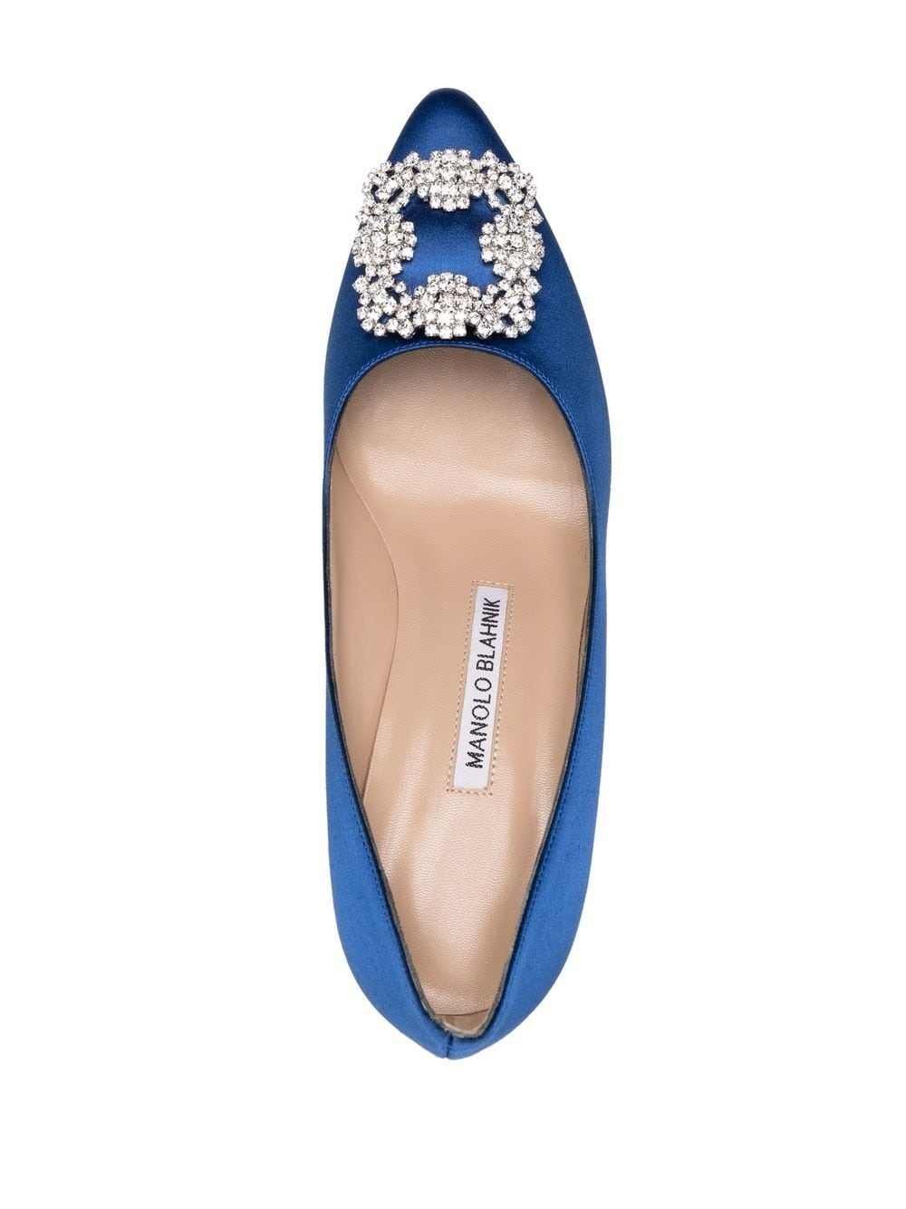 Hangisi 60mm crystal-buckle pumps - 4