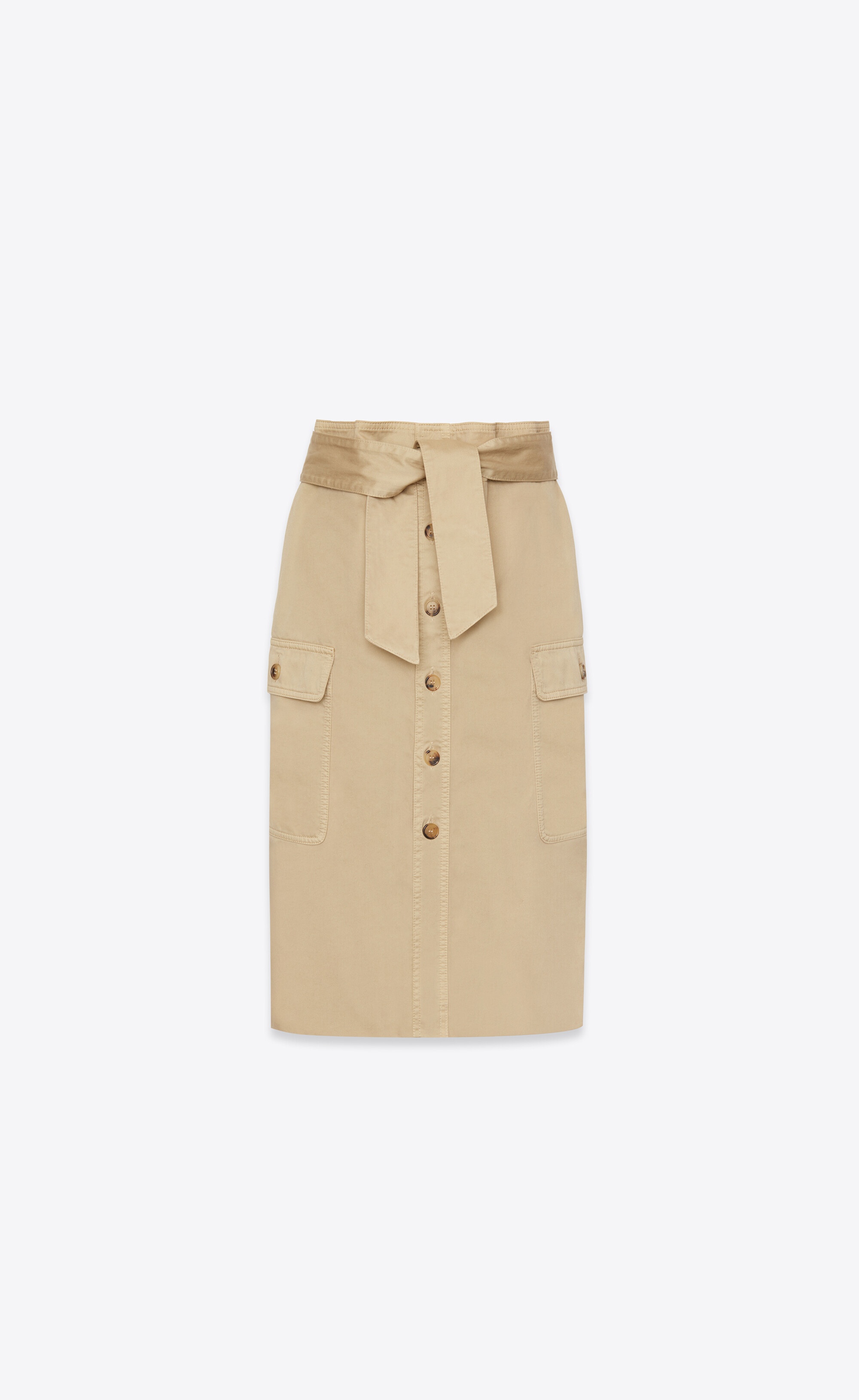 saharienne skirt in cotton - 1