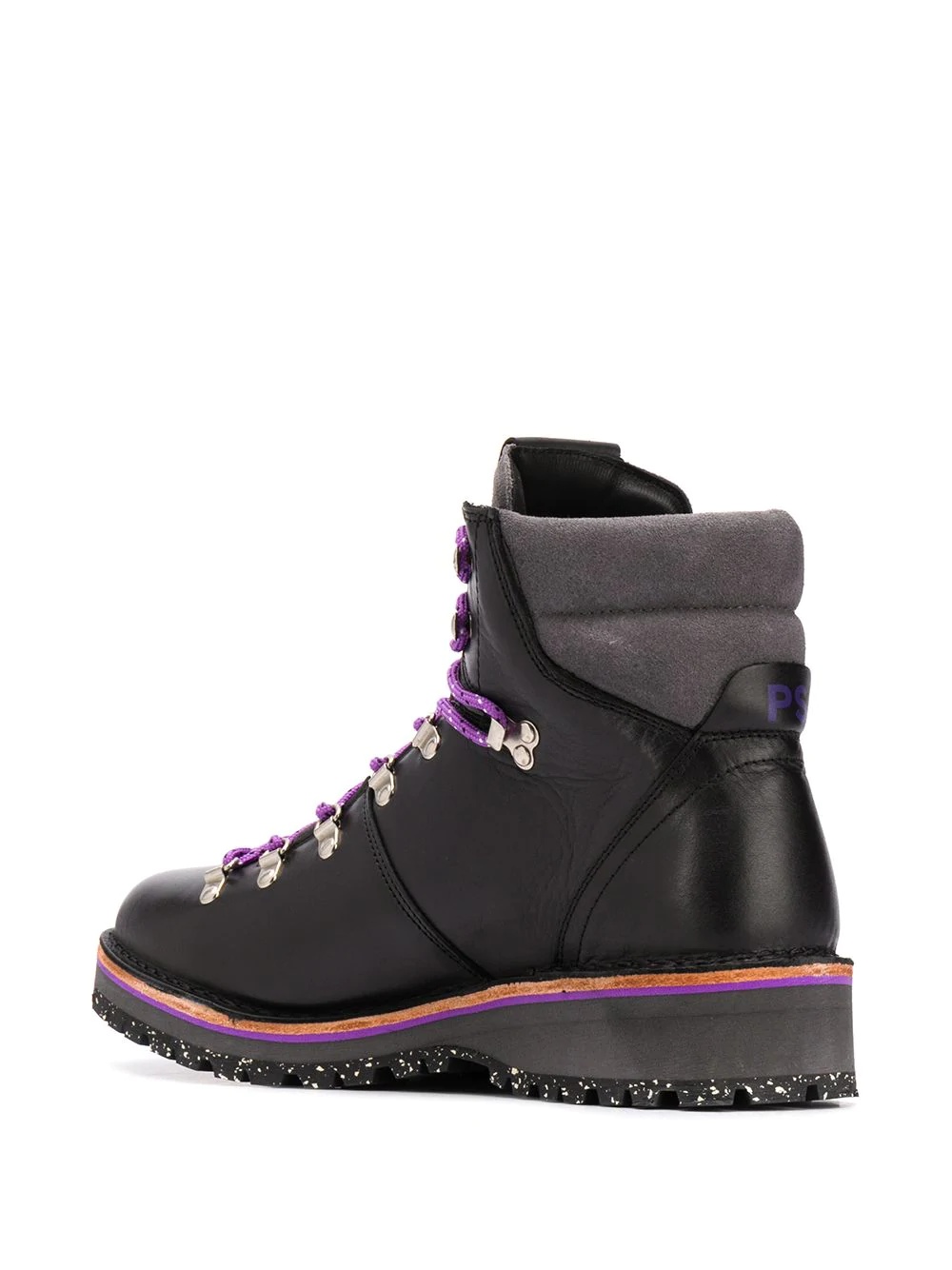 lace-up hiking ankle boots - 3