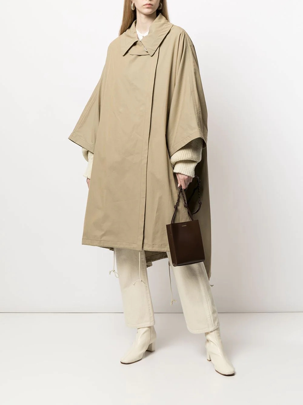 oversized trench coat - 2