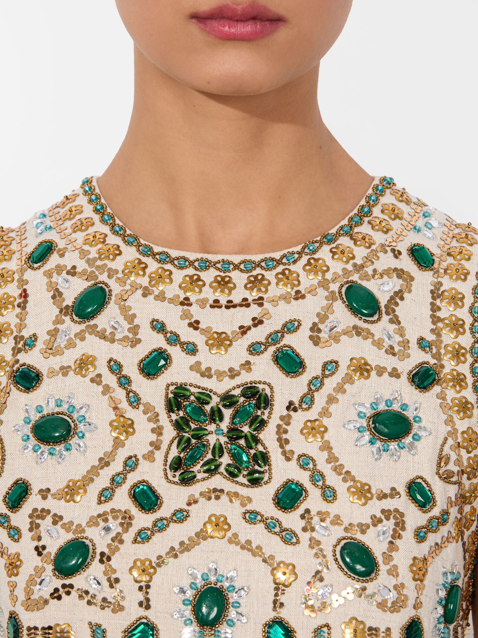 AMAL EMBELLISHED TANK - 6