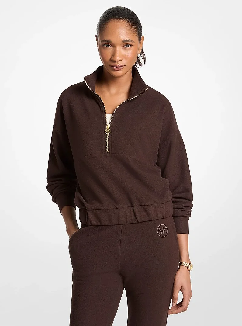Knit Quarter-Zip Sweater - 1