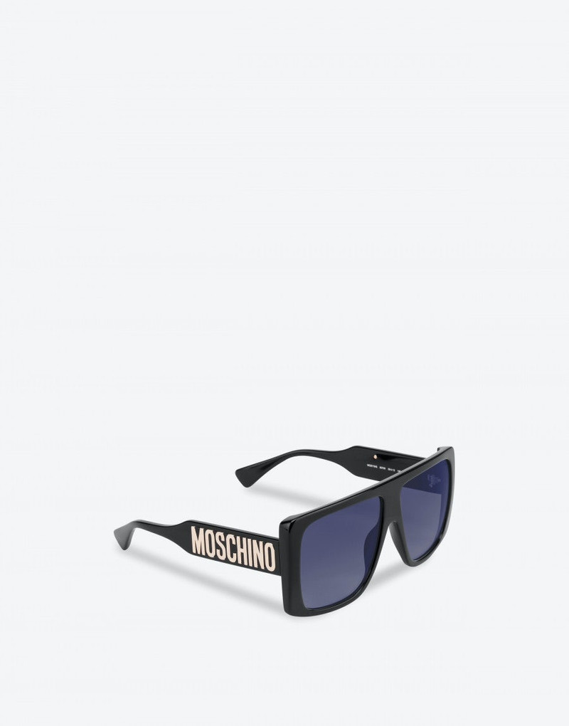 Moschino LETTERING LOGO SUN 글라스 outlook