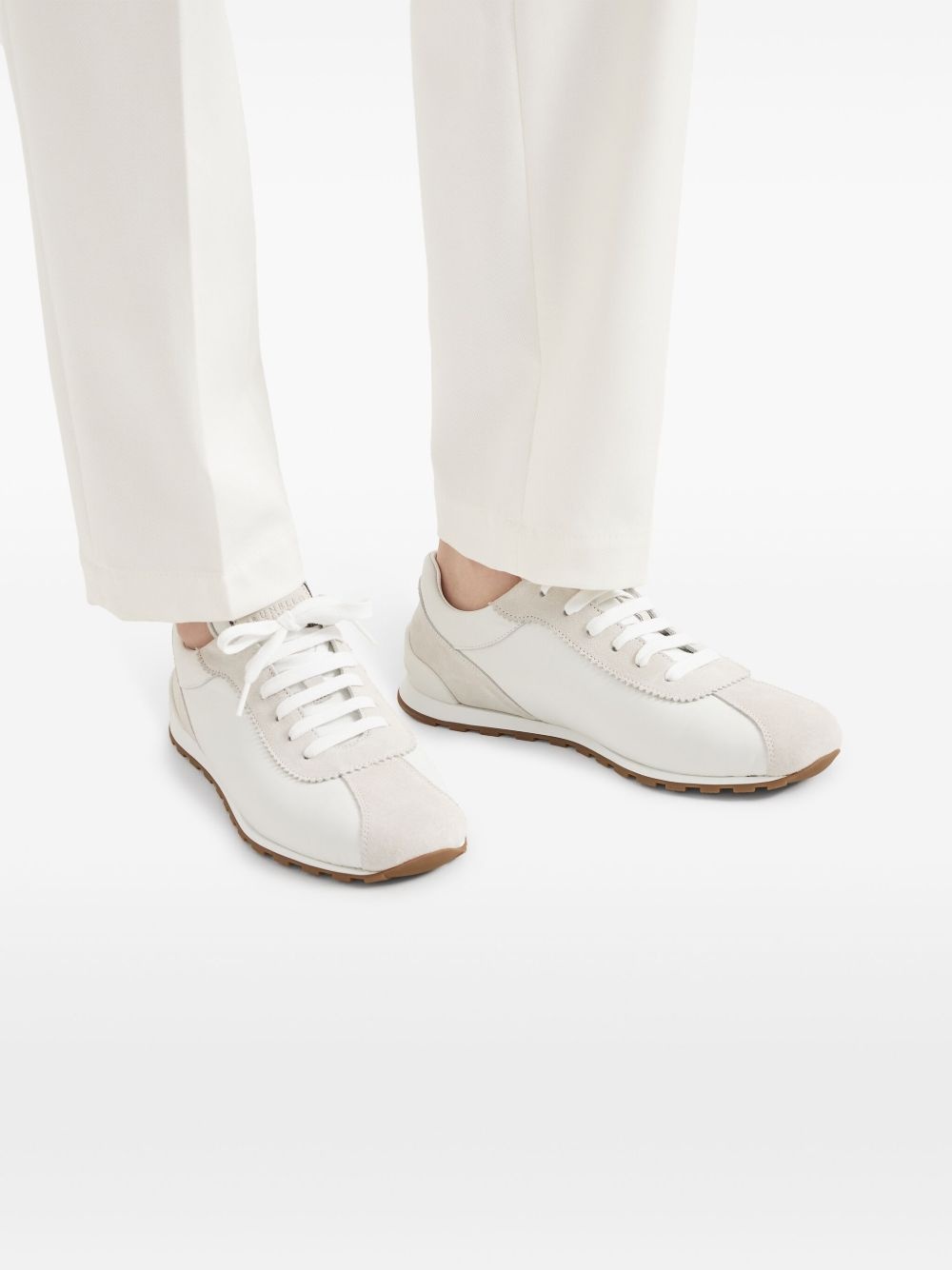 panelled sneakers - 5