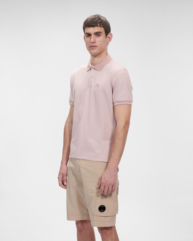 C.P. Company Tacting Piquet Logo Polo Shirt outlook