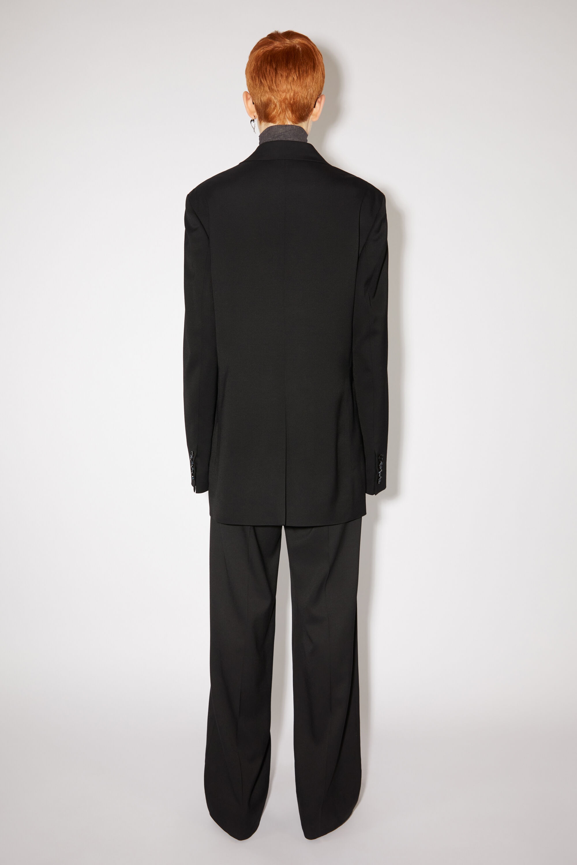 Relaxed fit suit jacket - Black - 3
