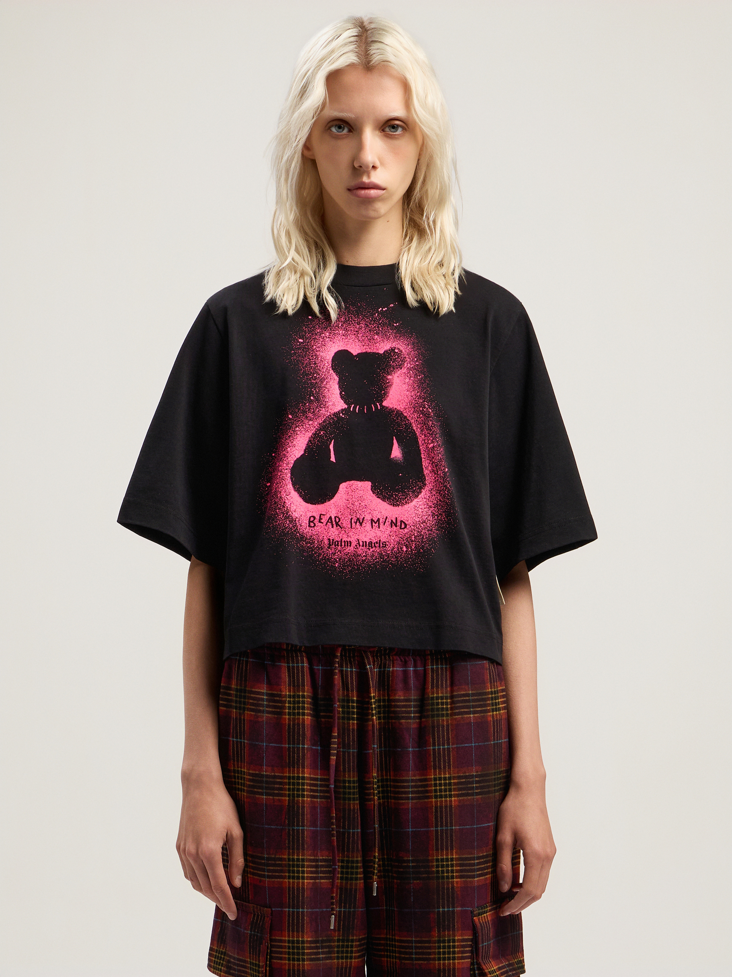Spray Bear Cropped Tee - 2