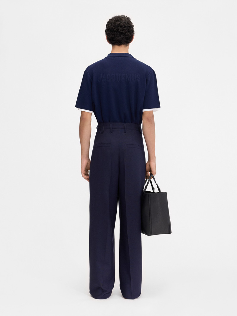 The knit polo shirt 4