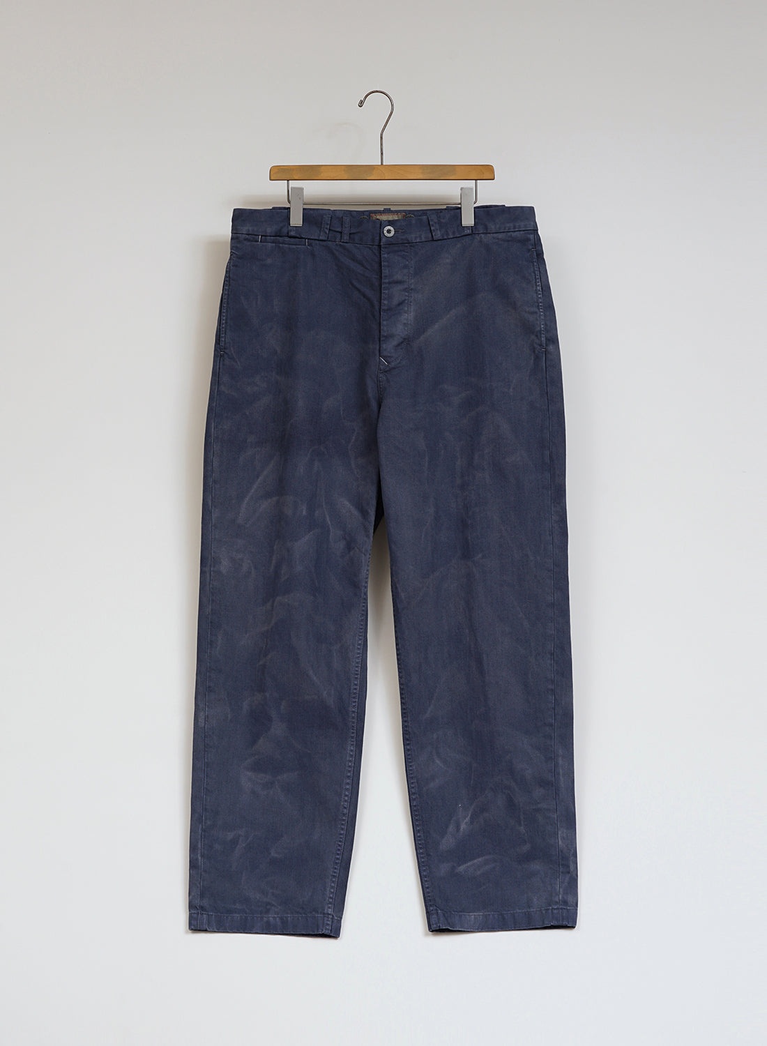 Wide Leg Jean Cotton Twill in RAF Blue - 1