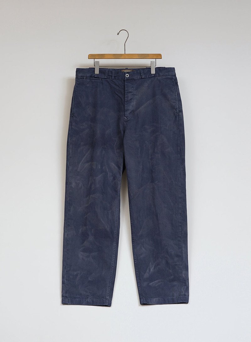 Wide Leg Jean Cotton Twill in RAF Blue 1