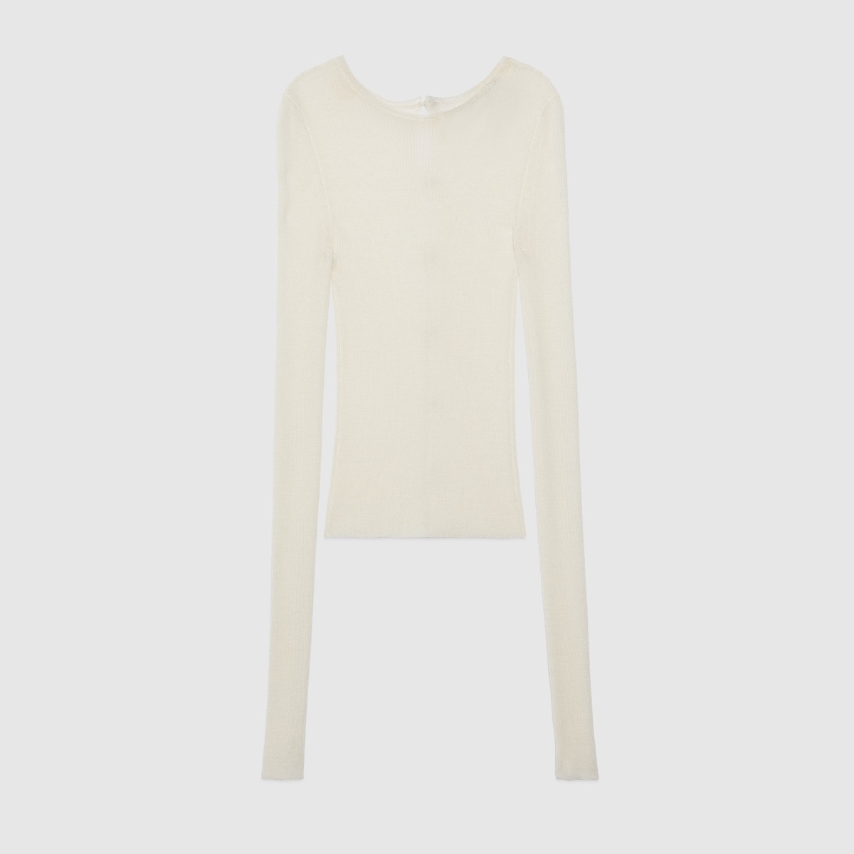 Extra fine wool crewneck top - 1