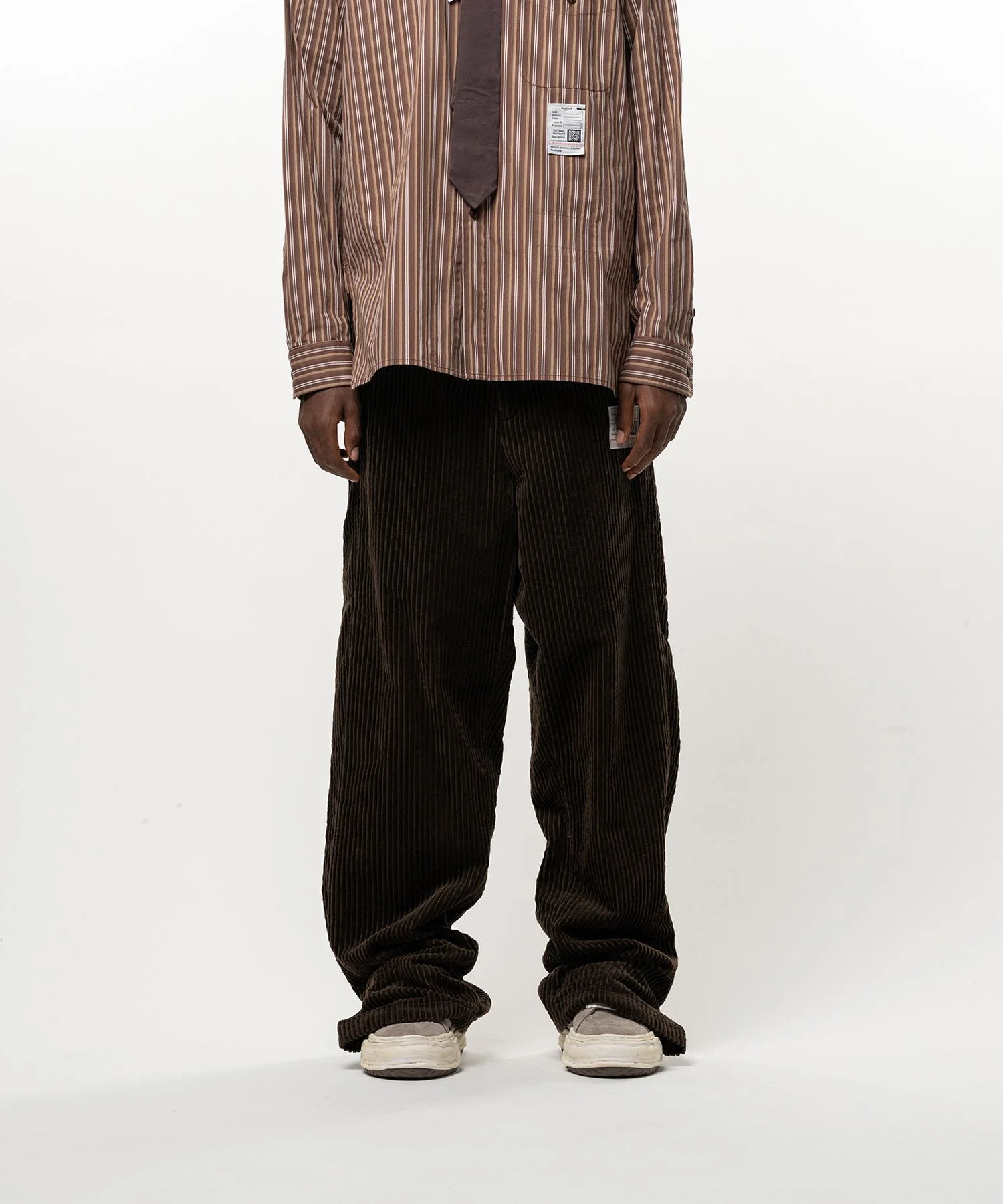 Folded Corduroy Pants - 1