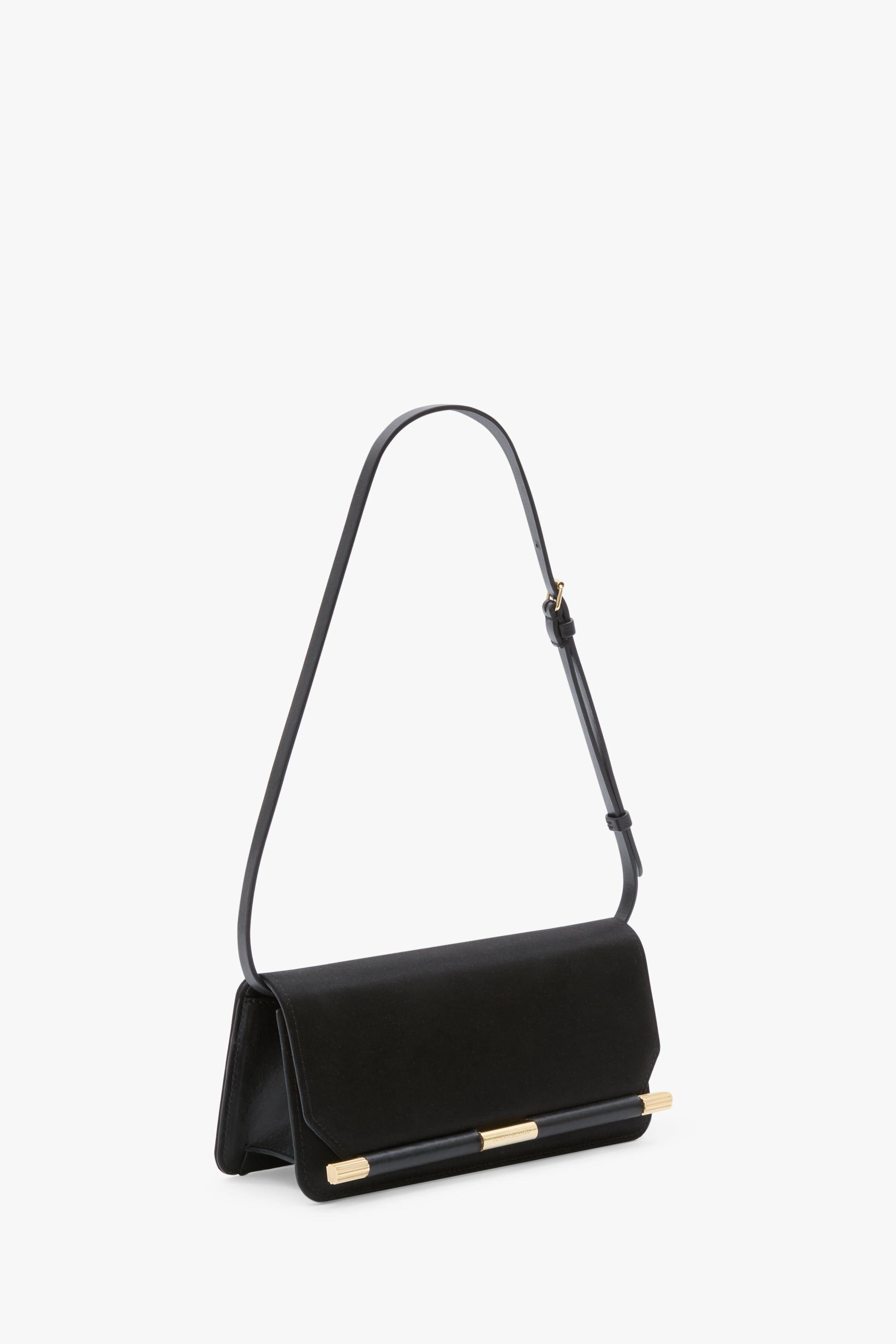 202 Clutch Bag In Black Smooth Leather - 3