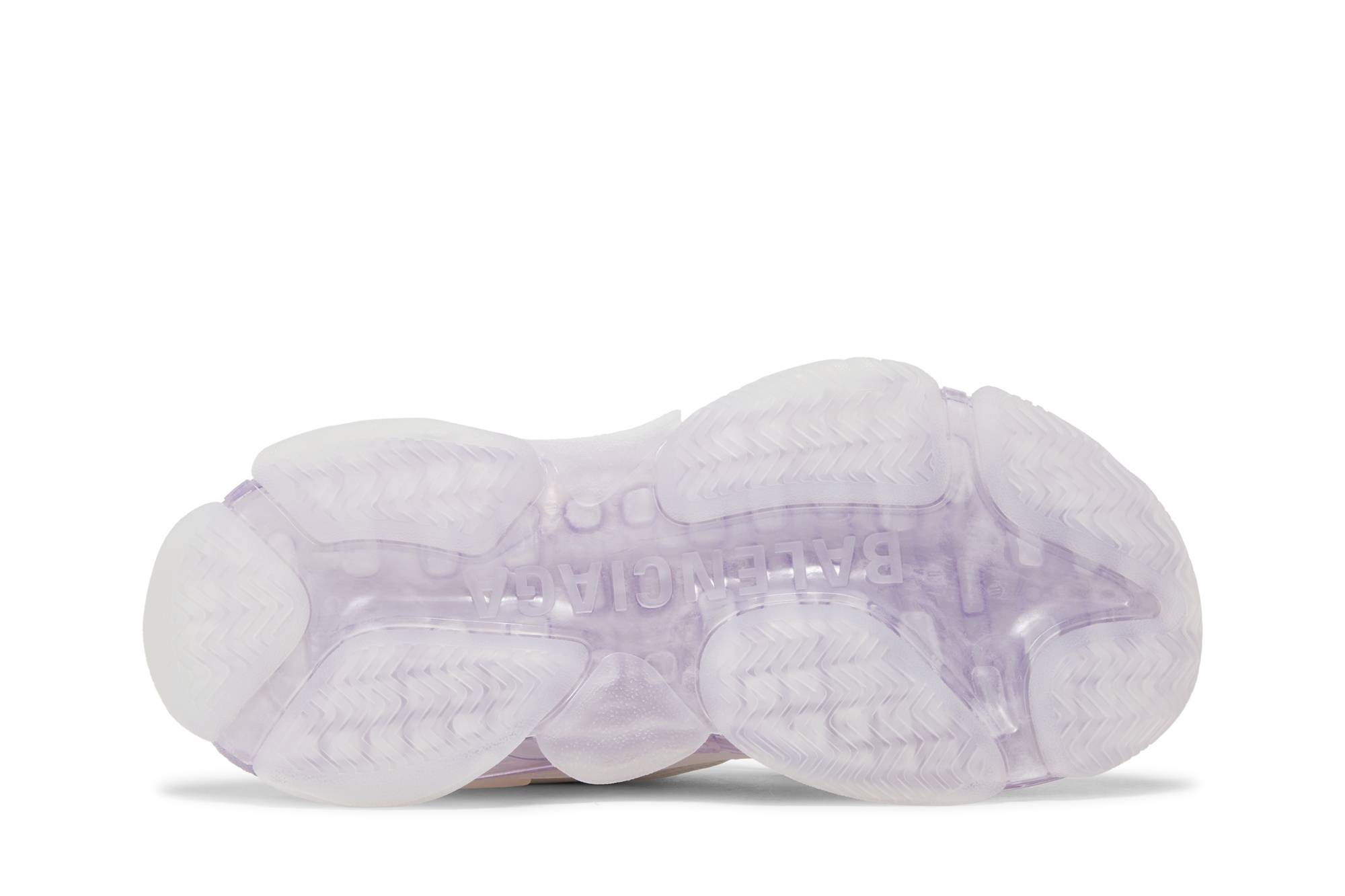 Balenciaga Wmns Triple S 'Clear Sole - Light Blue Purple' - 4