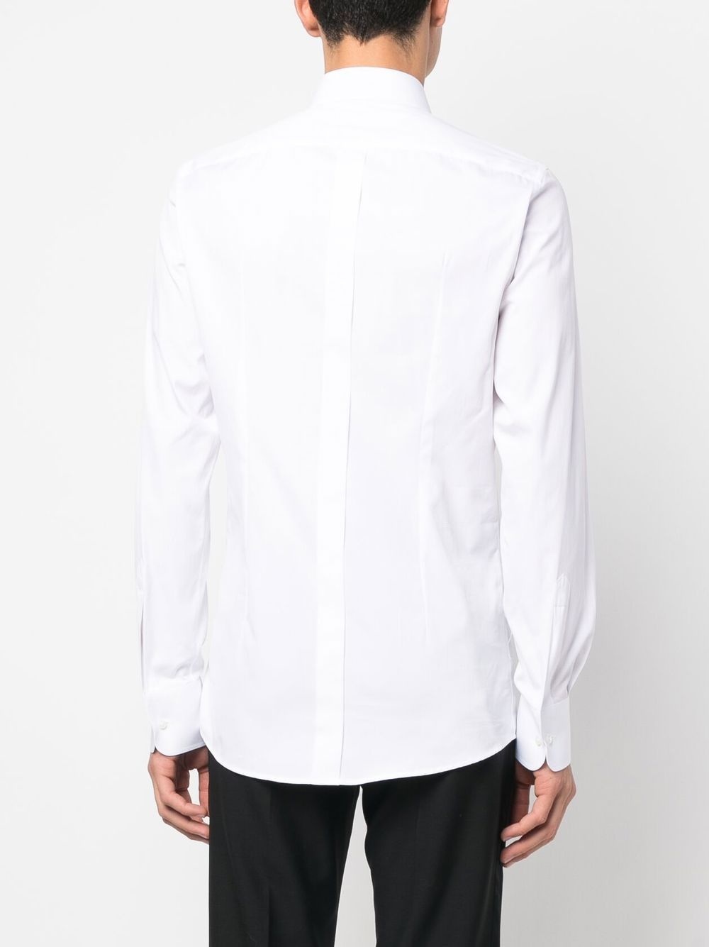 CONTRASTING TUXEDO SHIRT - 4