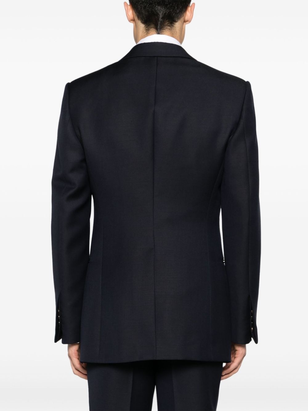 tailored peak lapels blazer - 4