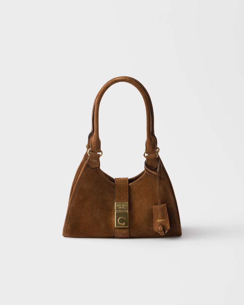Small suede tote bag 1