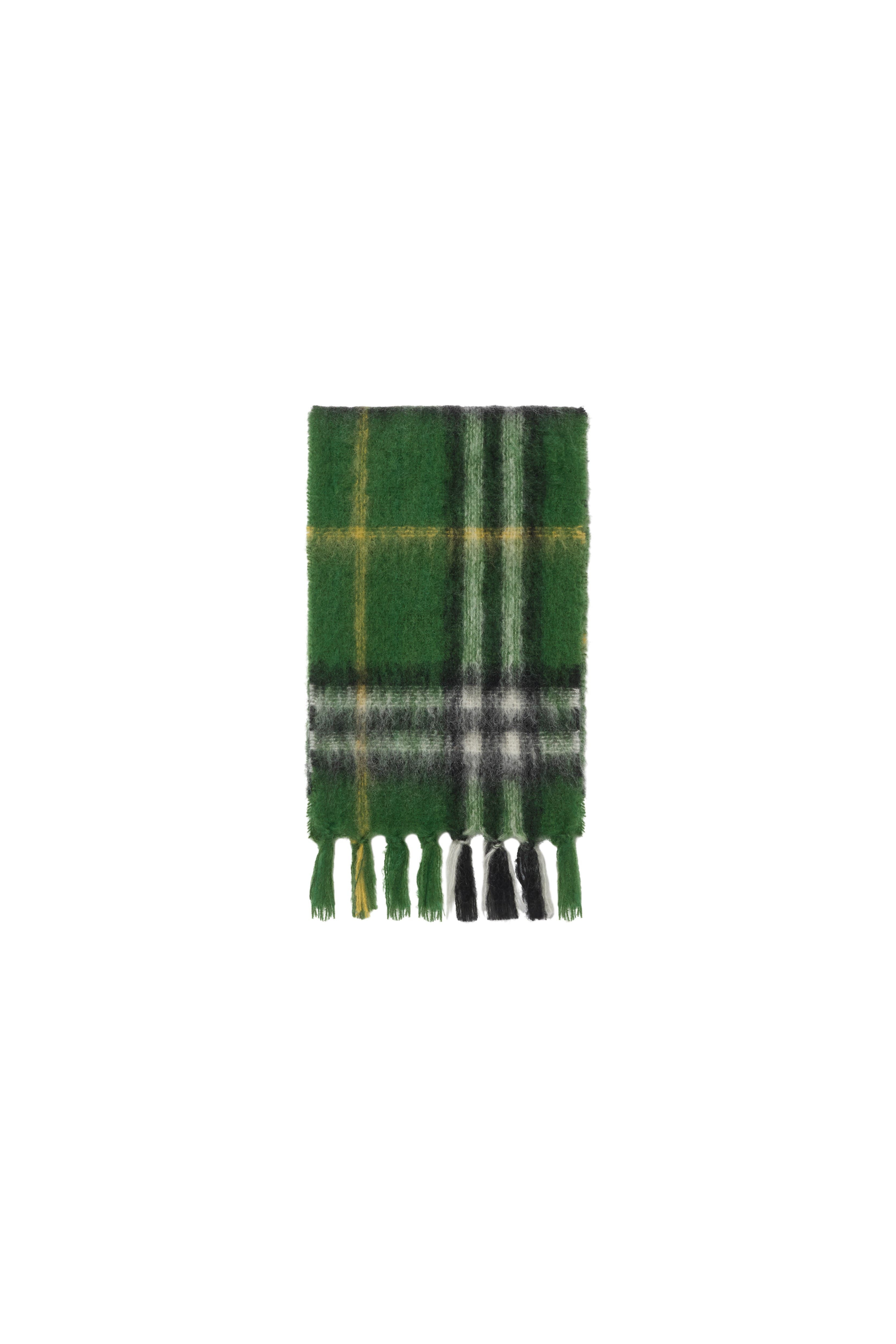 burberry Check Mohair Wool Scarf in Leaf at Nordstrom - 2