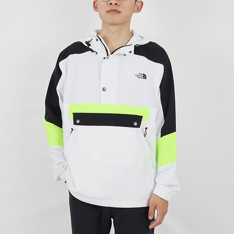 THE NORTH FACE UE City Wind Anorak SS22 Half Zip Jacket 'White' NF0A5B3C-LA9 - 3