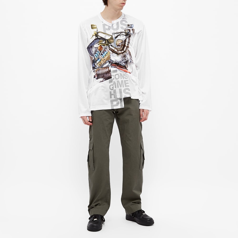 Comme des Garcons Homme Plus Cut Ad Sew Longsleeve Patchwork - 6