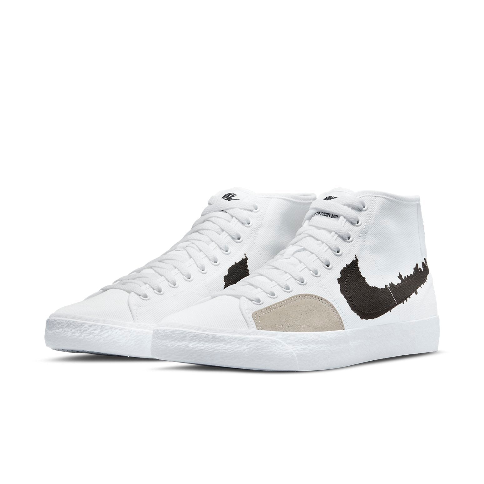 Nike Blazer Court Mid Premium SB 'White Black' DM8553-100 - 3