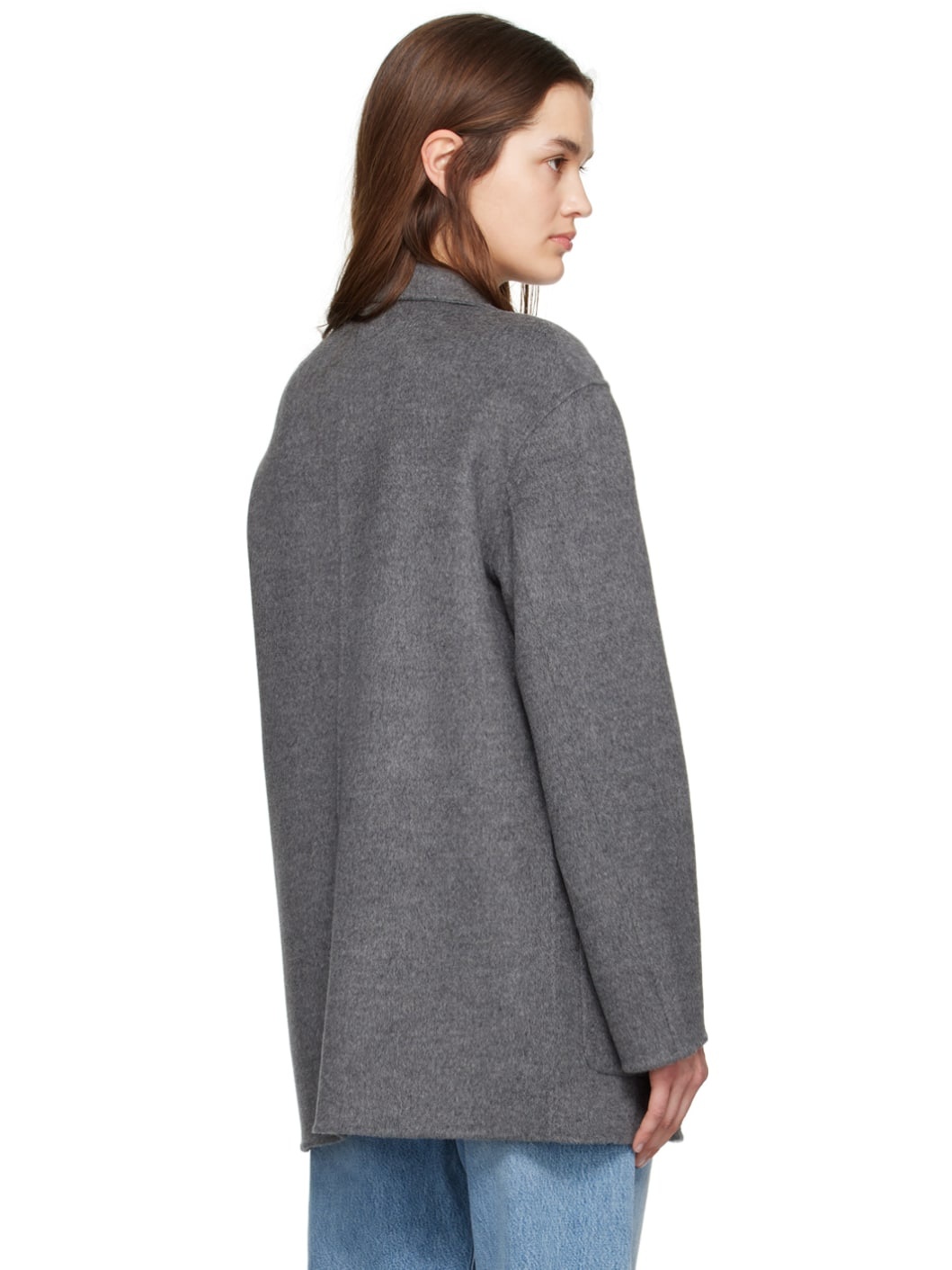 Gray Patch Pocket Jacket - 3