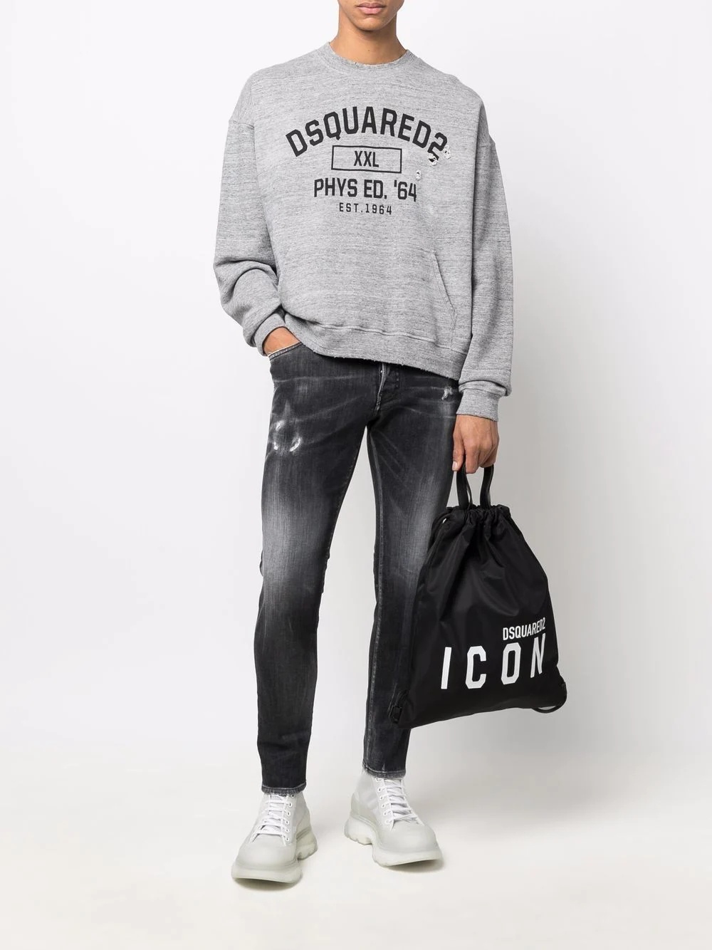 logo-print sweatshirt - 2