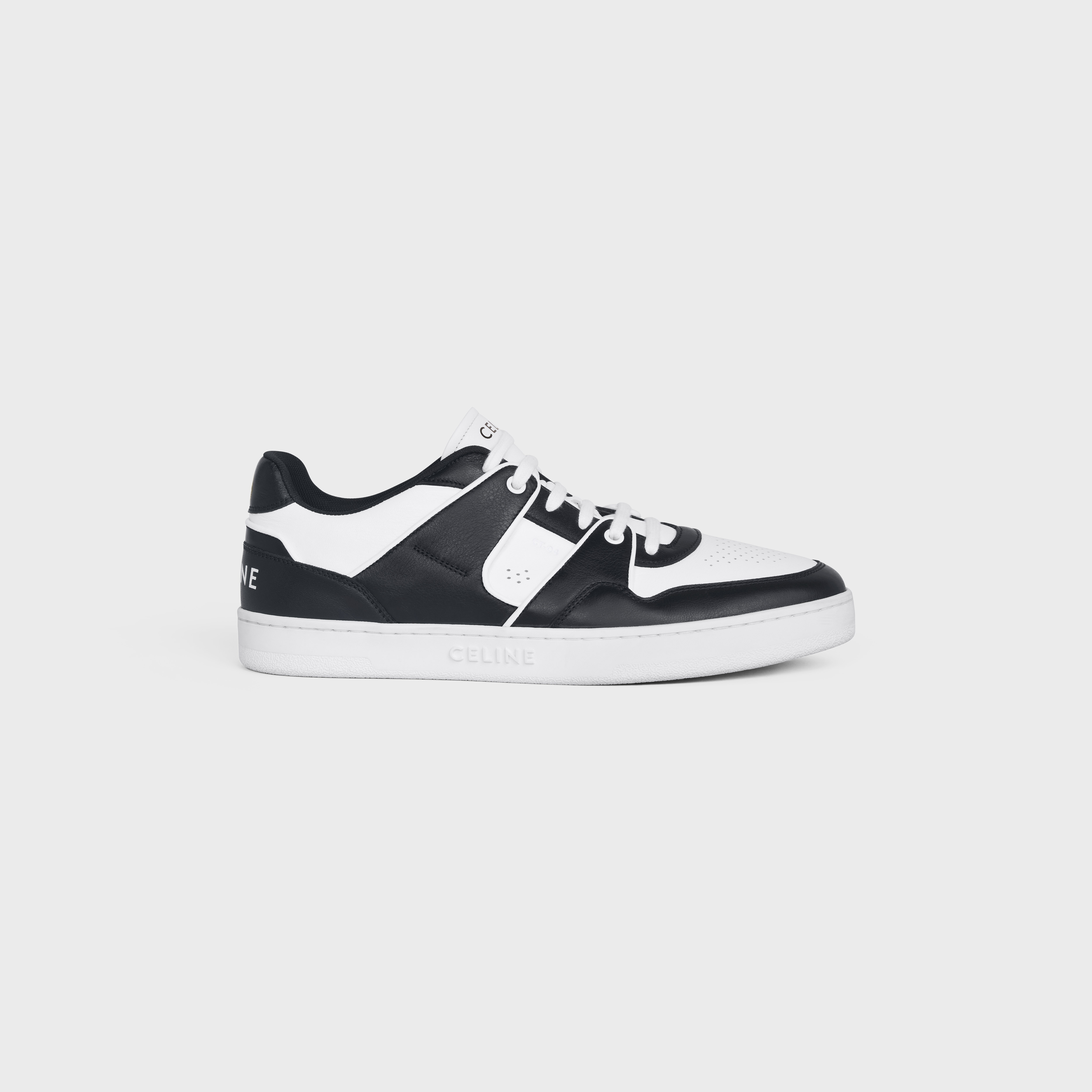 CT-04 LOW LACE-UP SNEAKER in CALFSKIN - 1