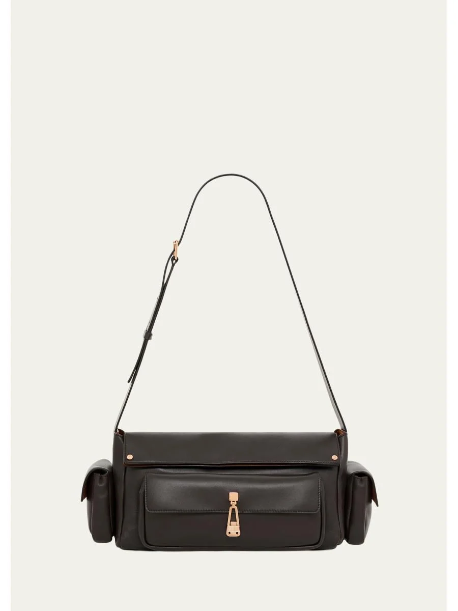 Jebb Shoulder Leather Bag - 1