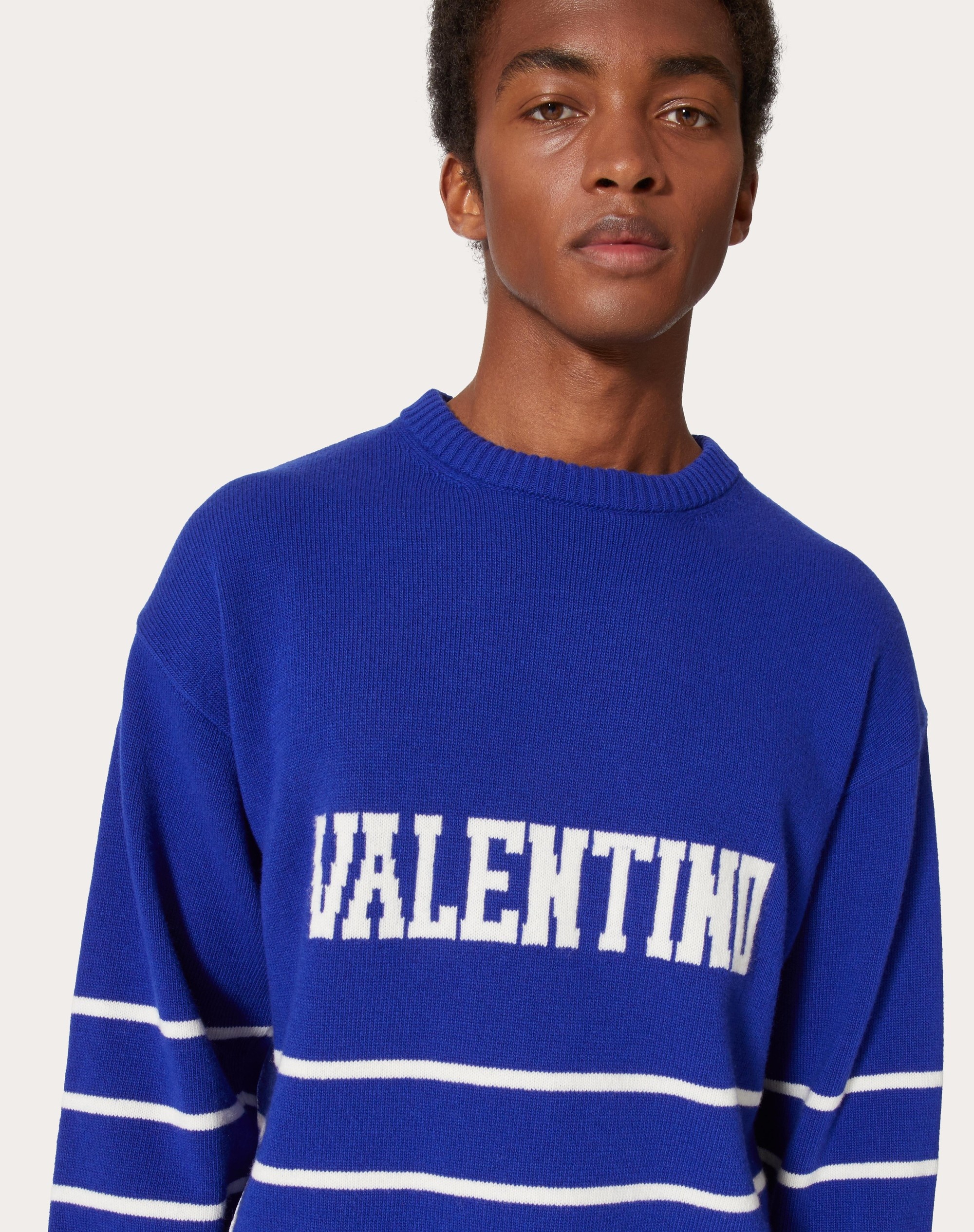 VALENTINO EMBROIDERED CREWNECK SWEATER - 5