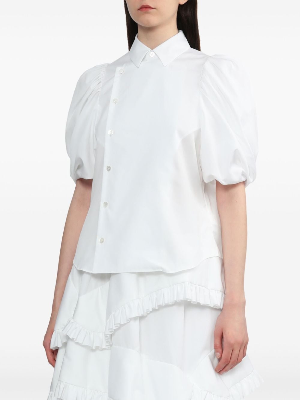 【関税＆送料込み】Off-White Heavy Satin Souv Jkt Clothing Alexander Wang by Alexander Wang - White Women Casual Top