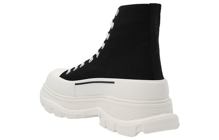 Alexander McQueen Tread Slick Boots 'Core Black White' 705659W4MV21070 - 4