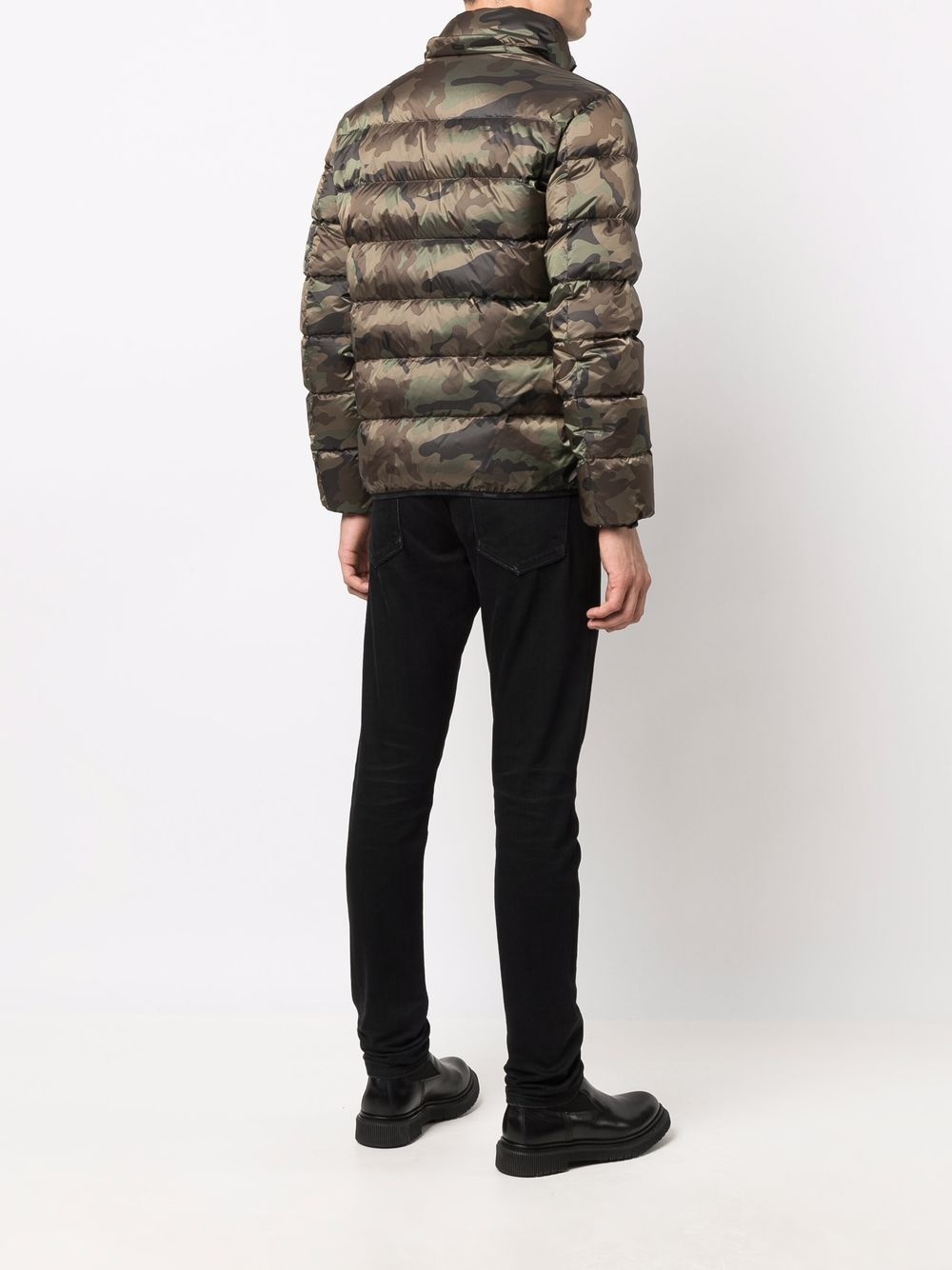 camouflage-print hooded padded jacket - 6