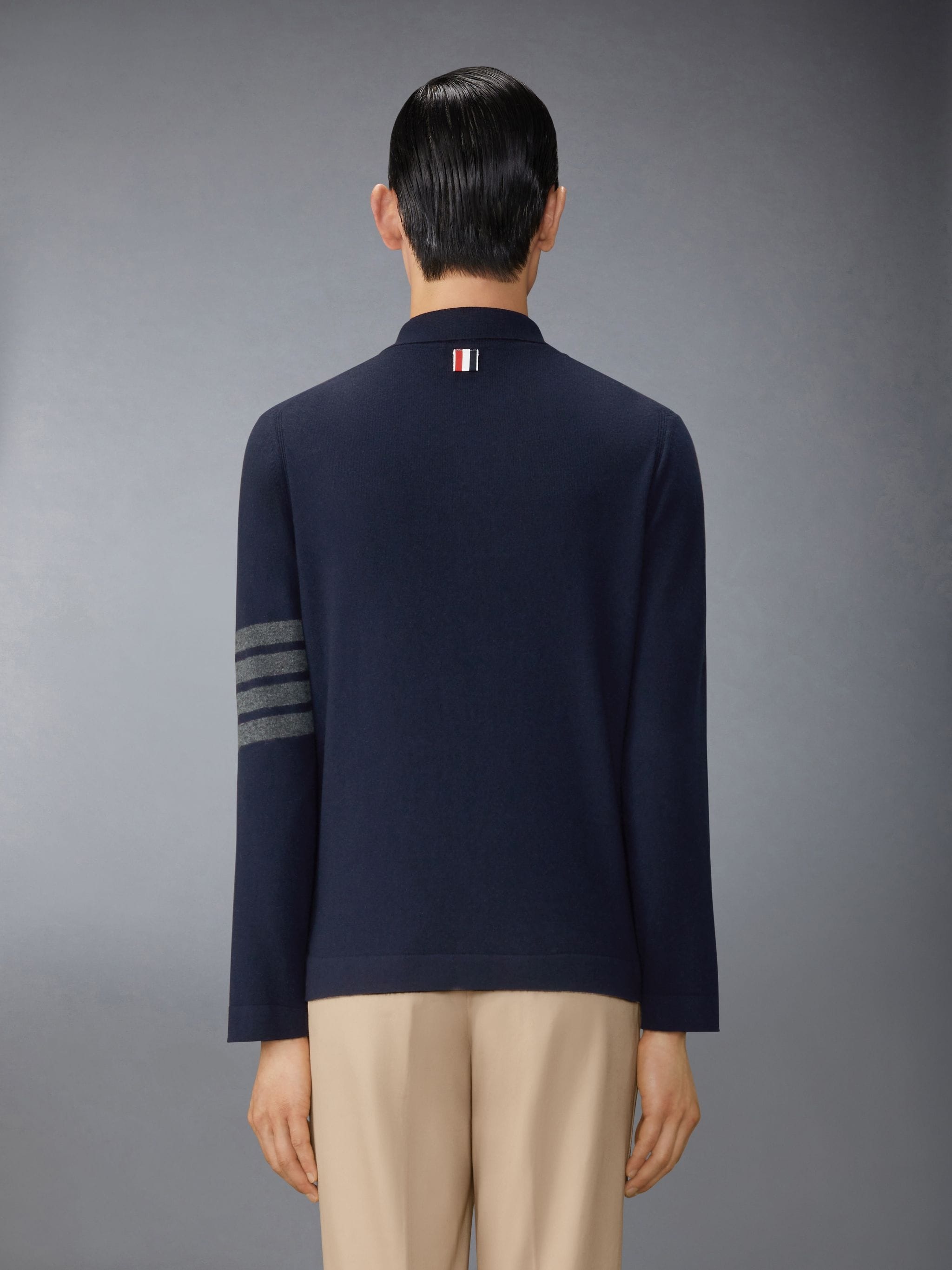 Cashmere Jersey Stitch 4-Bar Shirt - 2
