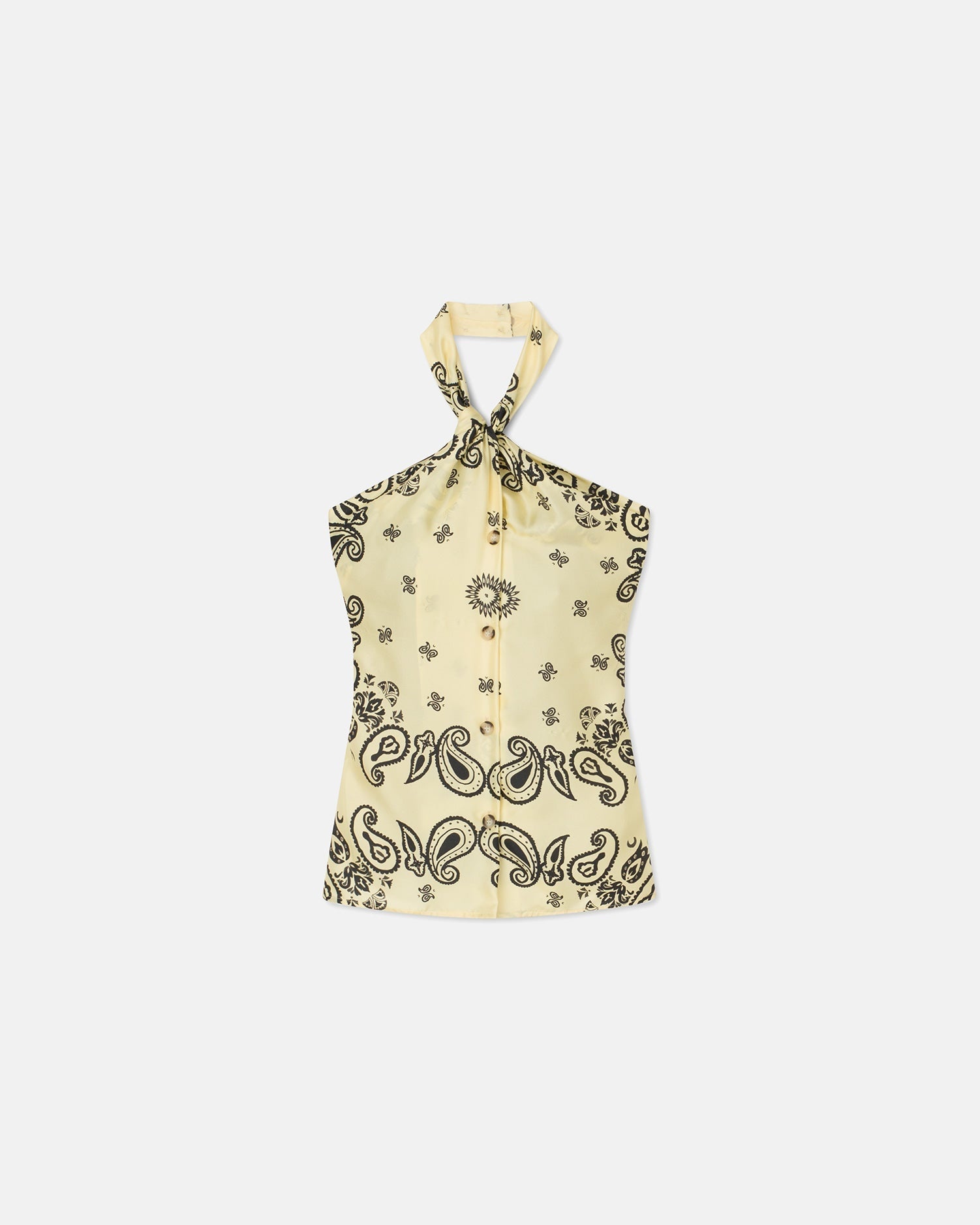 Printed Silk-Twill Top - 4