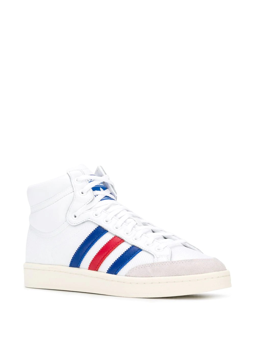 side stripe hi-top sneakers - 2