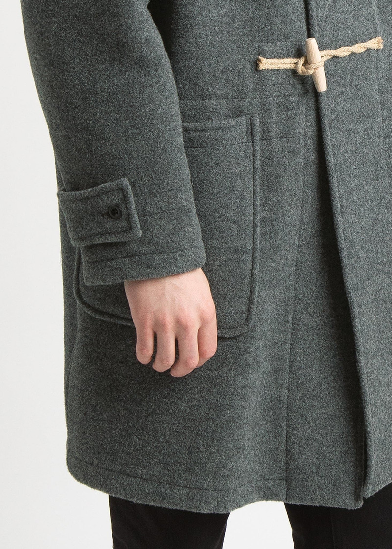 GLOVERALL Men's Original Monty Duffle Coat Grey outlook