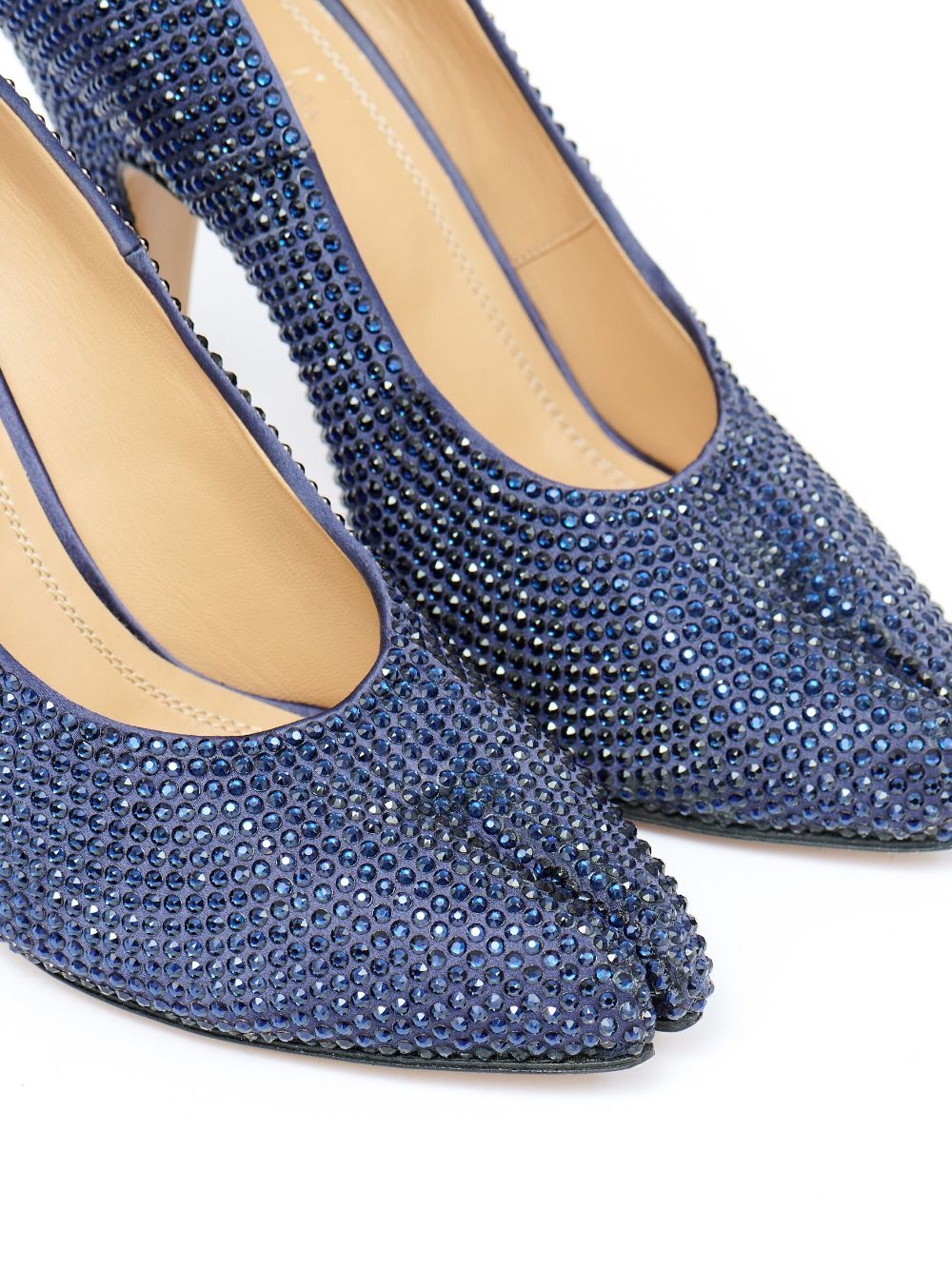Tabi 110mm rhinestone court shoes - 4