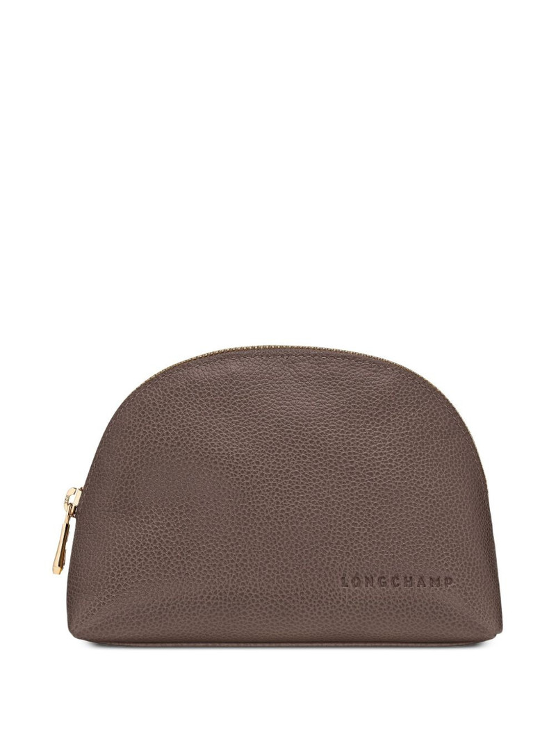 Le Foulonné logo-debossed make up bag 1