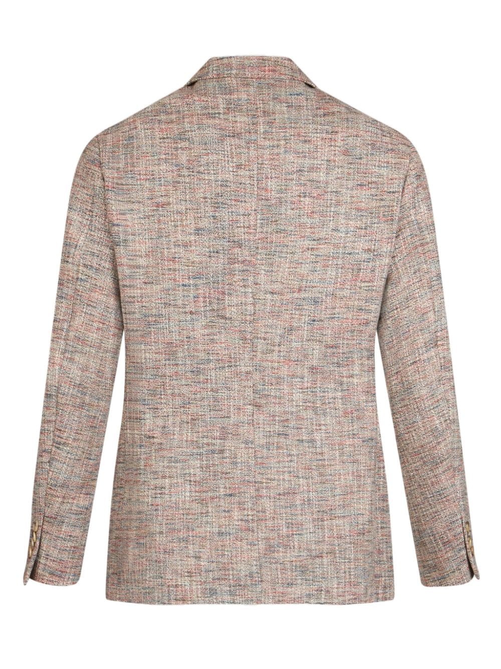 notched-lapel single-breasted blazer - 6