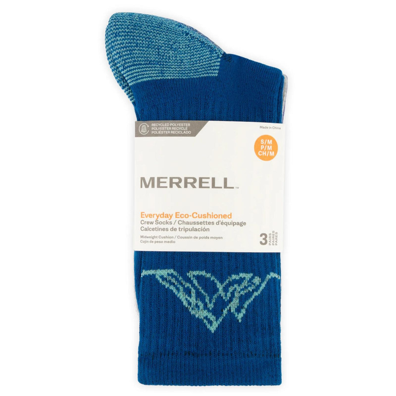 Eco Cushioned Crew Socks 3 Pack 3