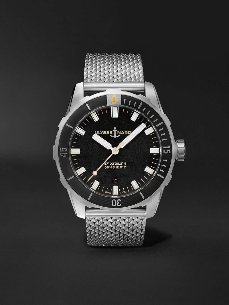 다변화 자동적인 42mm 스테인리스 시계, Ref. 아니오 8163-175-7M/92 - 1