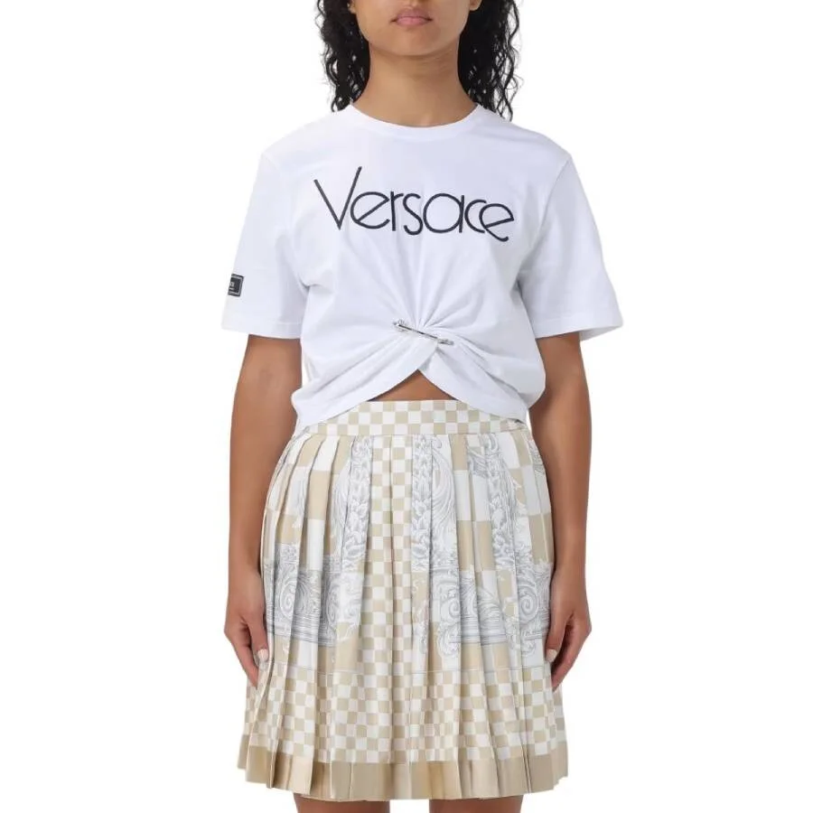 Versace Safety Pin 1978 Logo T-Shirt - 1