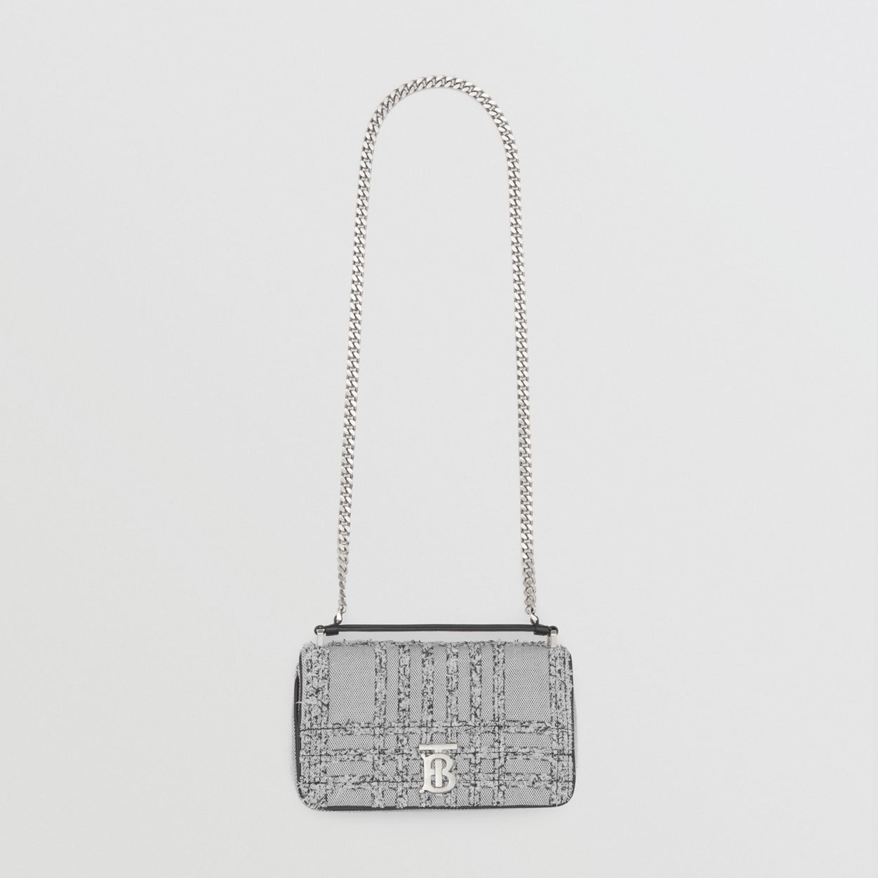 Small Needle Punch Check Canvas Lola Bag - 4