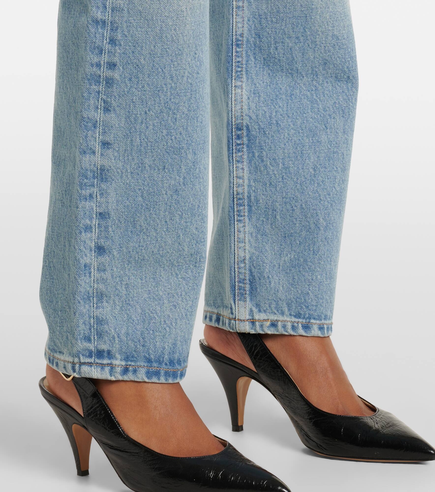 Blaine high-rise straight jeans - 5