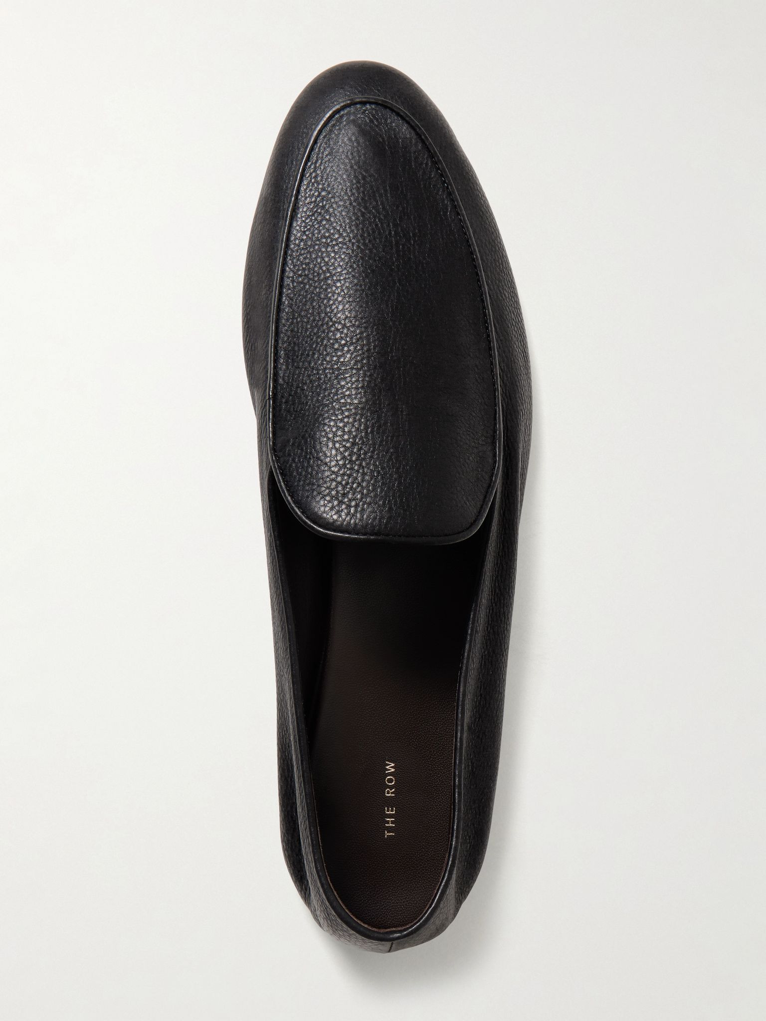 Hereditas textured-leather loafers Black - 5
